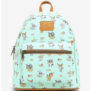 Loungefly Disney Bambi Chibi Friends Thumper Flower Faline Rabbit Mini Backpack